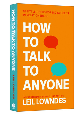 遇谁都能聊得开 英文原版 How to Talk to Anyone 跟任何人都能聊得来 英文版 口才训练与沟通技巧书籍 莉尔朗兹 正版进口书
