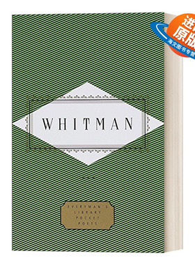 英文原版 Whitman Poems Everyman's Library Pocket Poets Series 沃尔特·惠特曼诗选 人人图书馆精装收藏版 英文版 进口英语书