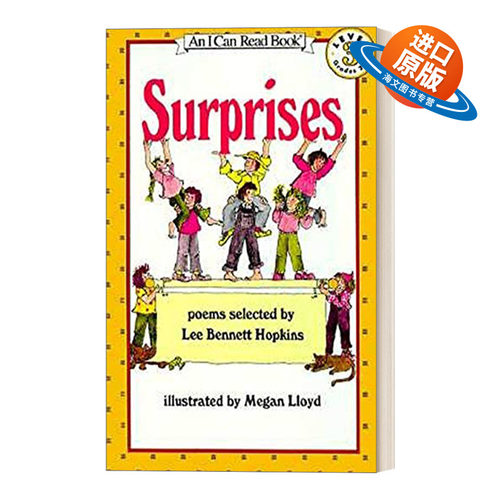 英文原版 Surprises 38 Poems about Almost Everything! 惊喜 38首儿童诗歌 I Can Read Level 3 分级阅读 英文版 进口英语书籍