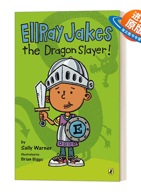 英文原版Ellray Jakes 04 Ellray Jakes the Dragon Slayer 埃雷·杰克系列4 埃雷·杰克是屠龙者Sally Warner 6-8岁儿童社交友谊