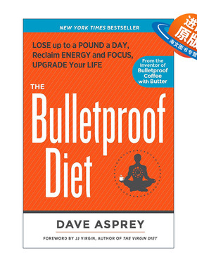 英文原版 The Bulletproof Diet 防弹饮食 硅谷生物骇客抗体内发炎的震撼报告 Dave Asprey英文版 进口英语原版书籍