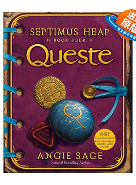英文原版 Septimus Heap 4 Queste 萨普提姆斯六部曲4 英文版 进口英语原版书籍