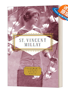 英文原版 Poems Edna St Vincent Millay 埃德娜·圣·文森特·米莱诗歌选集 Everyman精装版 英文版 进口英语原版书籍