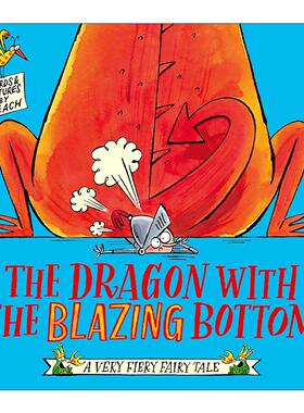 英文原版 Dragon With the Blazing Bottom 喷火龙 会放屁的恐龙系列 英文版 进口英语原版书籍