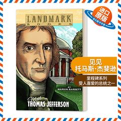 英文原版 Meet Thomas Jefferson Landmark Books 见见托马斯·杰斐逊 里程碑系列 英文版 进口英语原版书籍