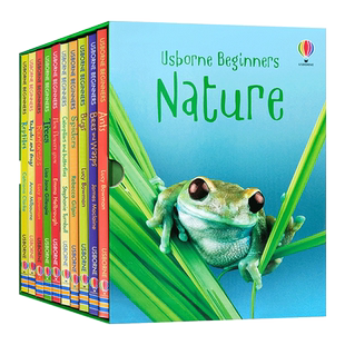 初探自然10册盒装 英文原版 Usborne Beginners Nature 尤斯伯恩初学者系列 儿童科普百科英语启蒙绘本 少儿环境科学读物 正版进口