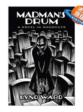 英文原版 Madman's Drum 疯子的鼓 木刻版画图画小说 漫画 Lynd Ward林德·沃德 英文版 进口英语原版书籍