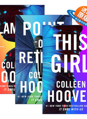 英文原版小说 Slammed/Point Of Retreat/This Girl 因为深爱 所以放手3册 科林胡佛 Colleen Hoover 英文版 进口英语原版书籍