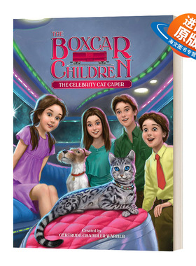 英文原版 The Celebrity Cat Caper 名人猫的恶作剧 棚车少年系列143 The Boxcar Children Mysteries 英文版 进口英语原版书籍