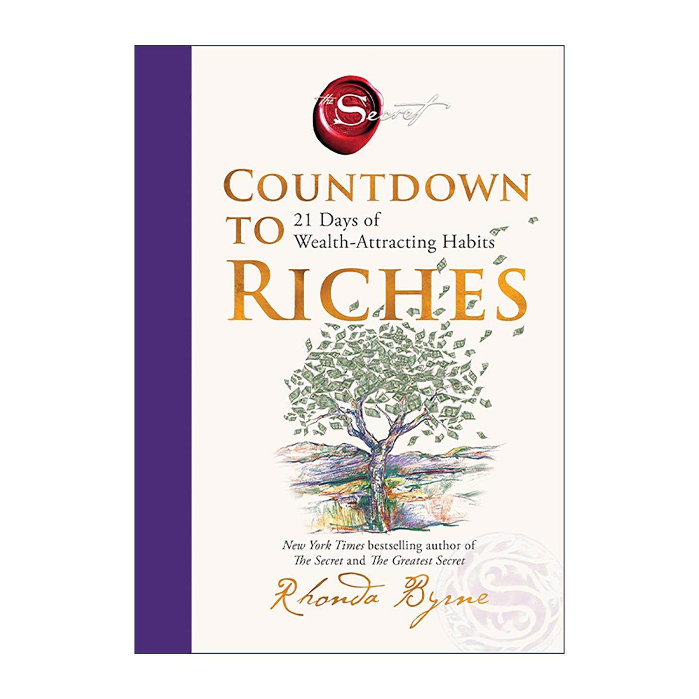 英文原版 Countdown to Riches 财富倒计时 21天养成吸金习惯 精装 朗达?拜恩 秘密同作者 英文版 进口英语原版书籍
