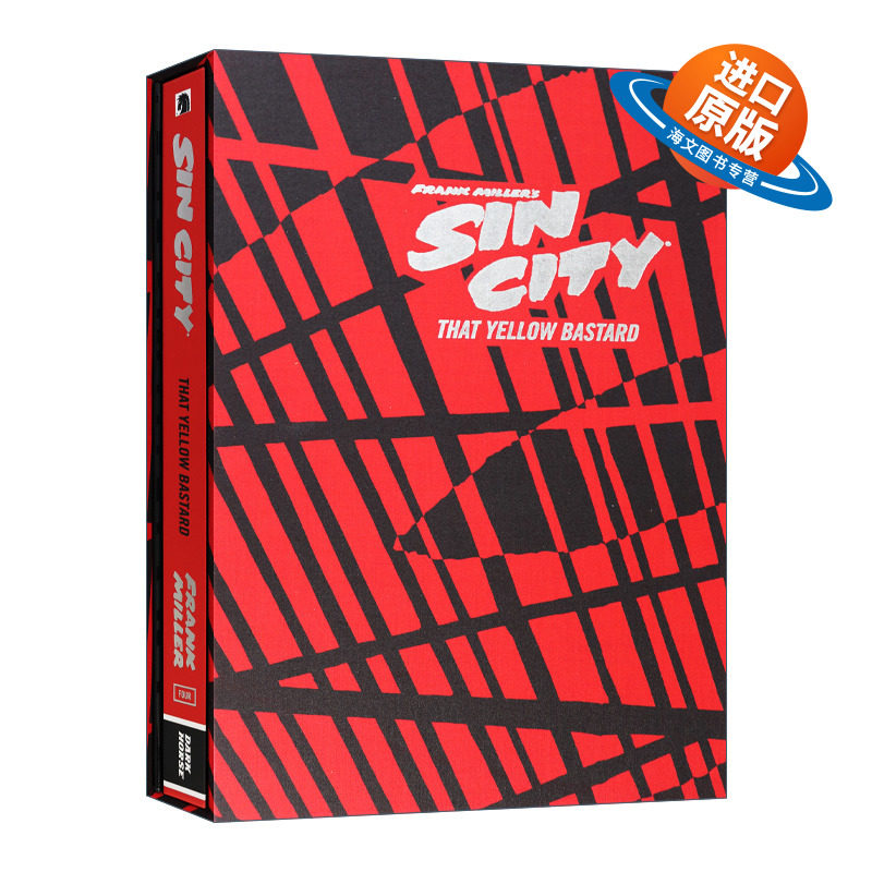 英文原版 Frank Miller's Sin City Volume 4 That Yellow Bastard 米勒经典漫画 罪恶之城4 豪华收藏版 精装 英文版 进口英语书图片
