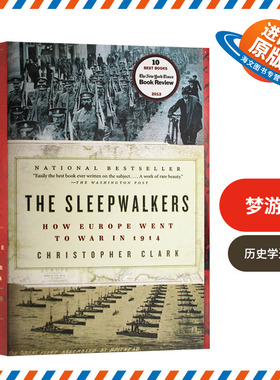 梦游者 英文原版 The Sleepwalkers 1914年欧洲如何走向一战 英文版历史学进口书 现货正版英语书籍