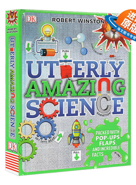 惊人的科学 英文原版 Utterly Amazing Science DK百科书 精装翻翻操作立体书 科学启蒙认知 英文版进口原版英语书籍儿童外文书