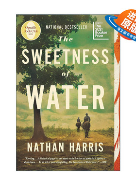 英文原版 The Sweetness of Water 水的甜蜜 2021布克奖长名单 奥普拉读书俱乐部 奥巴马推荐书单 英文版 进口英语原版书籍