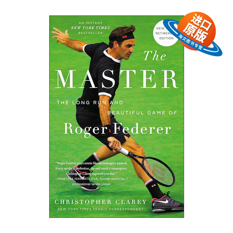 英文原版 The Master 费德勒传记 网球天王大满贯得主 修订版 英文版 进口英语原版书籍