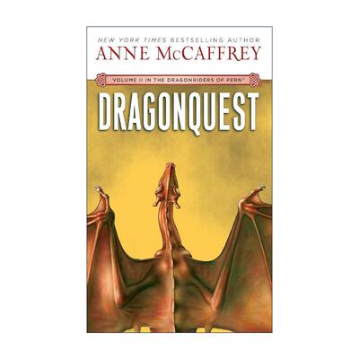 英文原版 Dragonquest Dragonriders of Pern 02龙骑士 波恩年史系列2 勇者斗恶龙 经典科幻小说 安妮·麦卡芙瑞 进口英语原版书籍