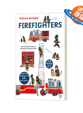 英文原版 Ultimate Spotlight Firefighters 极致系列 消防员 精装立体翻翻书 英文版 进口英语原版书籍