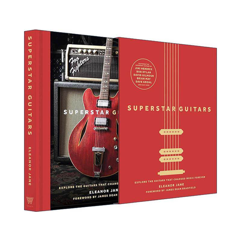 英文原版 Superstar Guitars 明星吉他 精装收藏版带书套 英文版 进口英语原版书籍