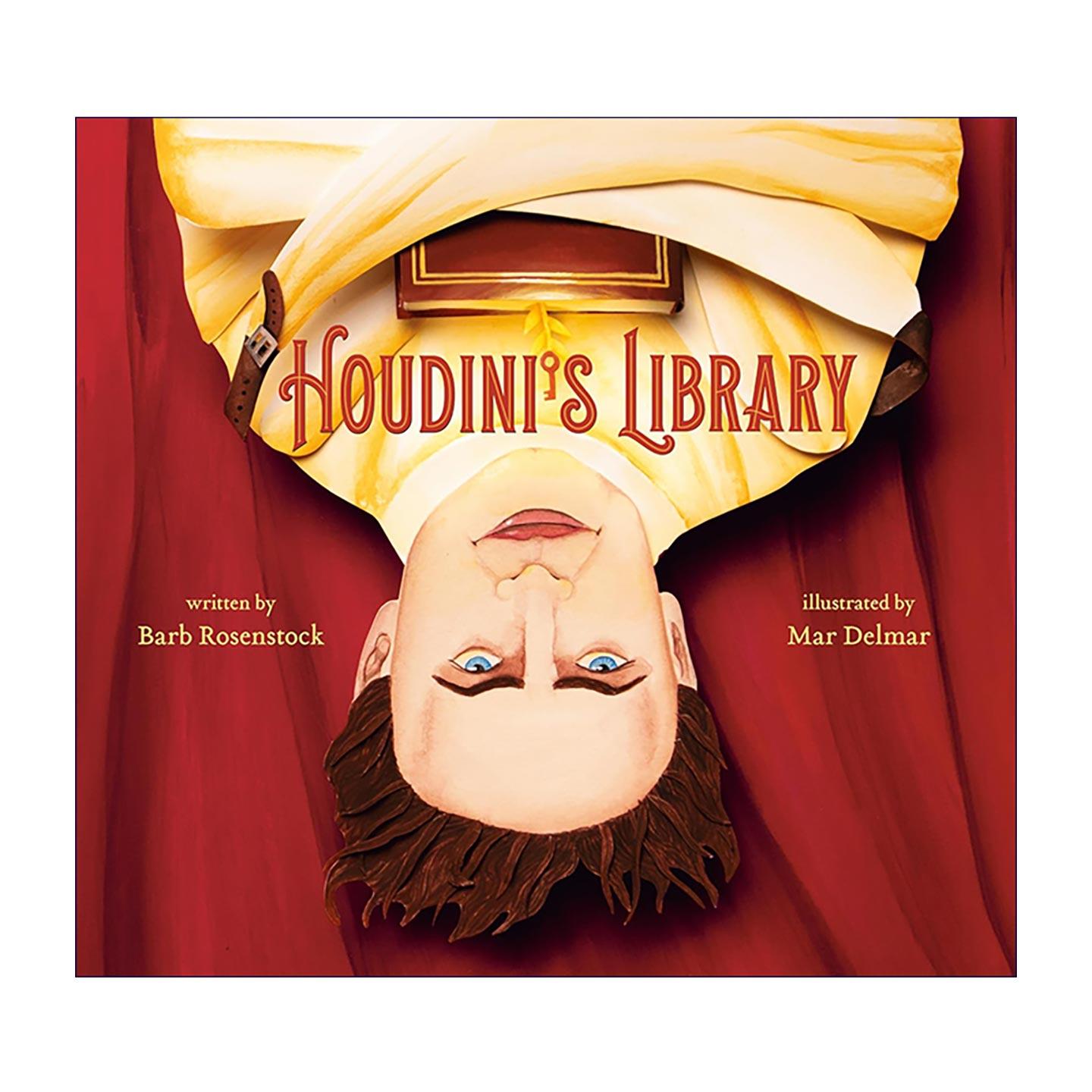 英文原版 Houdini's Library 胡迪尼的图书馆 书籍如何造就世界伟大的魔术师 儿童精装绘本 传记科普 英文版 进口英语原版书籍