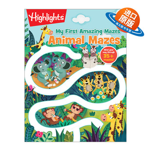 英文原版 Animal Mazes Highlights My First Amazing Mazes 动物迷宫 亮点我的第一个趣味迷宫系列 英文版 进口英语原版书籍