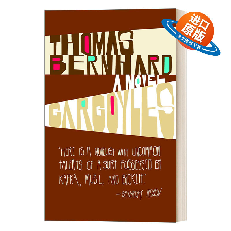 英文原版小说 Gargoyles A Novel Vintage International 石像 Thomas Bernhard托马斯·贝恩哈德 英文版 进口英语原版书籍