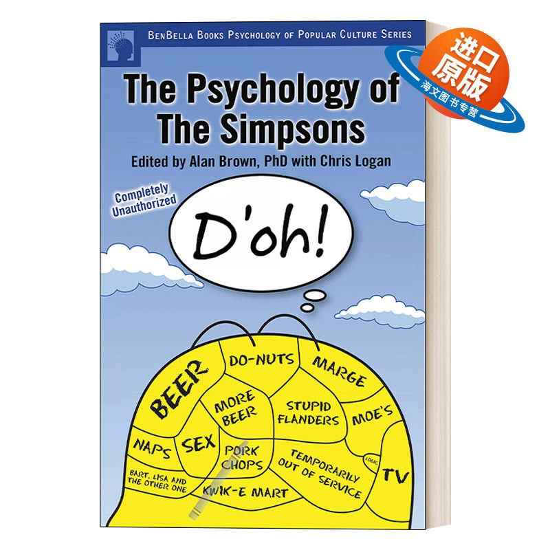 英文原版 The Psychology of the Simpsons D'oh! 美国动画辛普森一家中的心理学 影视评论 心理学研究 英文版 进口英语原版书籍