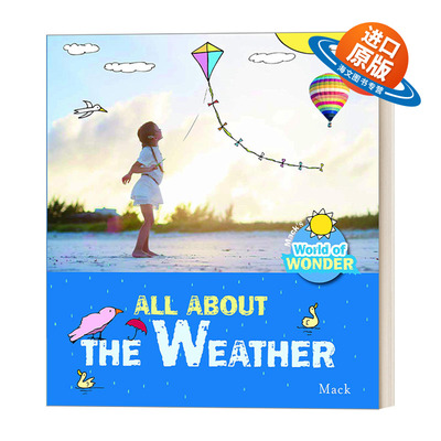 英文原版 All About the Weather World of Wonder  4 天气之书 麦克的奇迹世界4 儿童精装科普绘本图画书 英文版 进口英语原版书