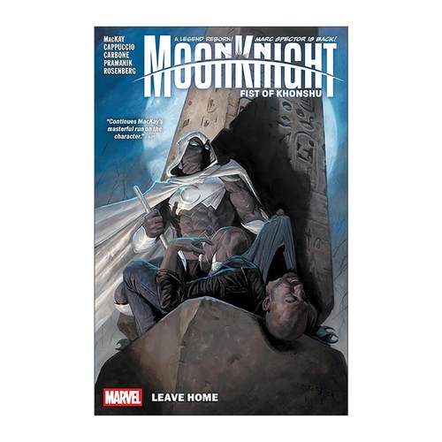 英文原版 Moon Knight Fist of Khonshu Vol.1 Leave Home 月光骑士 孔苏之拳 卷一 离开家园 漫威漫画英文版进口英语原版书籍