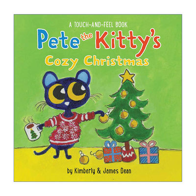 英文原版 Pete the Kitty’s Cozy Christmas 皮特猫的舒适圣诞节 纸板书 英文版 进口英语原版书籍