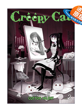 英文原版 Creepy Cat Vol.2 猫和我的奇妙生活 卷二 幽默漫画 Cotton Valent 英文版 进口英语原版书籍