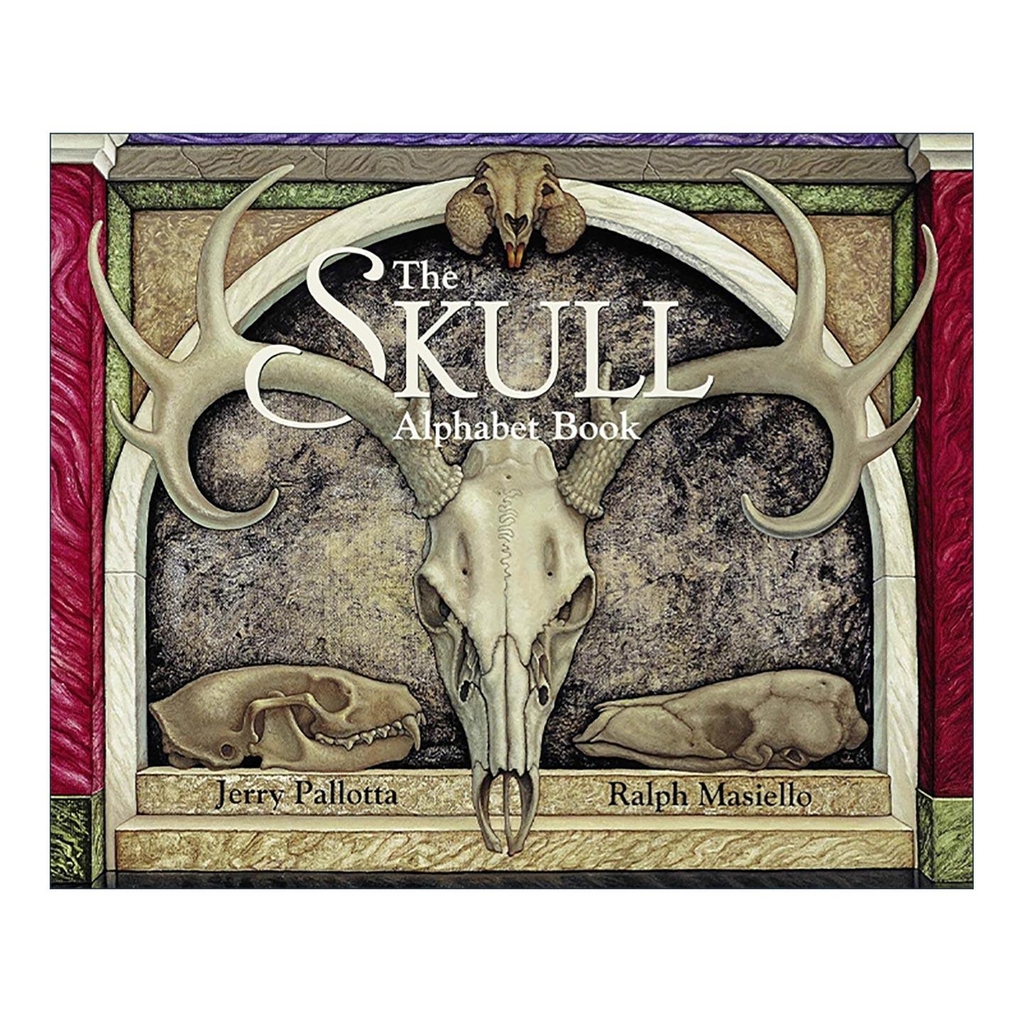 英文原版 The Skull Alphabet Book 骷髅字母书 儿童科普百科绘本 万圣节 词汇积累 杰里·帕洛塔 英文版 进口英语原版书籍