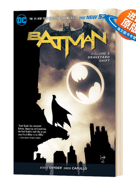 英文原版 Batman Vol. 6 Graveyard Shift The New 52 蝙蝠侠卷6 墓地转移 英文版