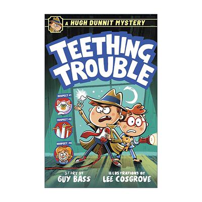 英文原版 A Hugh Dunnit Mystery Teething Trouble 侦探谜案 牙仙失踪 儿童侦探推理故事 英文版 进口英语原版书籍
