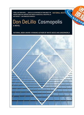 英文原版 Cosmopolis 大都会 唐德里罗 英文版 进口英语原版书籍