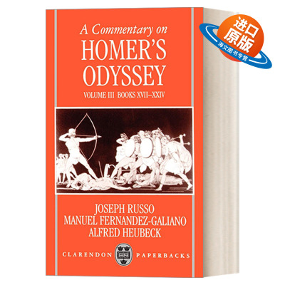 英文原版 A Commentary on Homer's Odyssey Volume III Books XVII-XXIV 论荷马的《奥德赛》第3卷 英文版 进口英语原版书籍