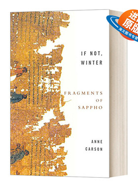 英文原版 If Not  Winter Fragments Of Sappho 如果不是冬季 萨福残篇 英文版 进口英语原版书籍