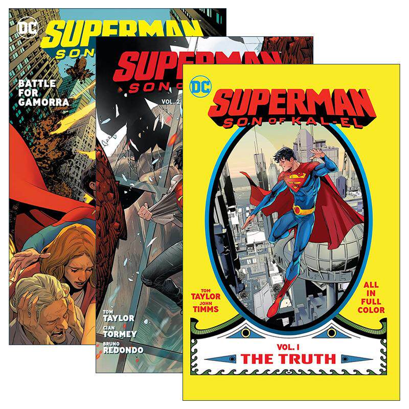 英文原版 Superman Son of Kal-El 超人 卡尔艾尔之子系列1-3册 DC漫画 Tom Taylor 英文版 进口英语原版书籍