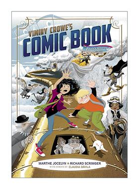 英文原版 Viminy Crowe's Comic Book 维明·克劳的漫画书 儿童搞笑冒险图像小说 谜案女王系列作者Marthe Jocelyn 进口英语书籍