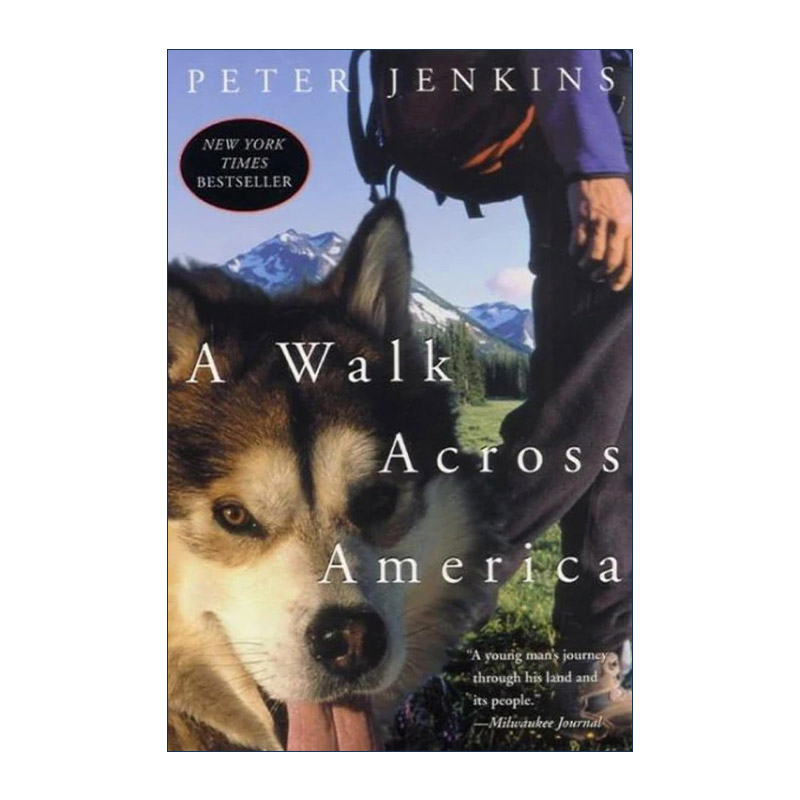 英文原版 A Walk Across America 走遍美国 记一次横贯美国的徒步旅行 英文版 进口英语原版书籍