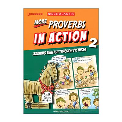 英文原版 More Proverbs In Action 2 学乐画中画 更多谚语卷2 英文版 进口英语原版书籍