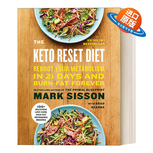 Reset 书籍 进口英语原版 健康食谱 The Keto Mark 生酮饮食 Diet 英文版 英文原版 21天帮你重建新陈代谢 Sisson 减肥