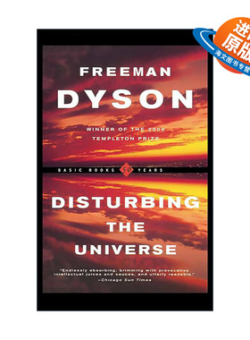 英文原版 Disturbing the Universe 宇宙波澜 科技与人类前途的自省 弗里曼·戴森回忆录 英文版 进口英语原版书籍