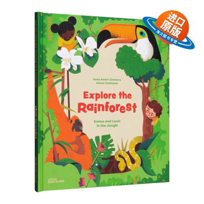 英文原版绘本 Explore the Rainforest 探索雨林 丛林中的艾玛和路易斯 3-6岁儿童绘本 英文版 进口英语原版书籍