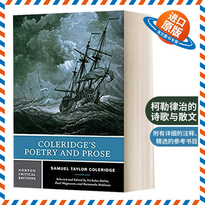 英文原版 Coleridge's Poetry and Prose 柯勒律治的诗歌与散文 诺顿文学解读系列 英文版 进口英语原版书籍