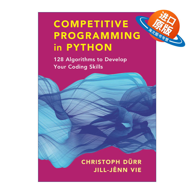 英文原版 Competitive Programming in Python 竞争性编程Python  128种提升编码技能的算法 英文版 进口英语原版书籍