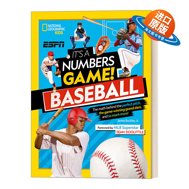 英文原版 It's a Numbers Game Baseball  这是一个数字游戏 棒球 完美投球 赢得比赛的大满贯等等背后的数学 英文版 进口英语书籍