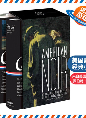 英文原版小说 American Noir11 Classic Crime Novels of the 1930s 40s&50s 美国黑色经典小说 美国文库盒装集 英文版 进口英语书