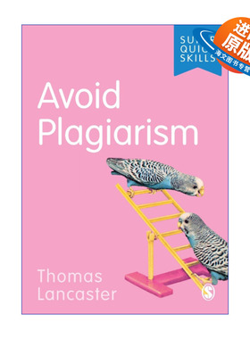英文原版 Avoid Plagiarism 如何避免抄袭 SAGE学术技能入门系列 英美大学本科生学术指南 英文版 进口英语原版书籍