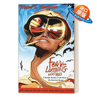 英文原版 Fear and Loathing in Las Vegas 恐惧拉斯维加斯 通往美国梦中心的野蛮之旅 人物传记 Hunter S. Thompson 进口英语书籍