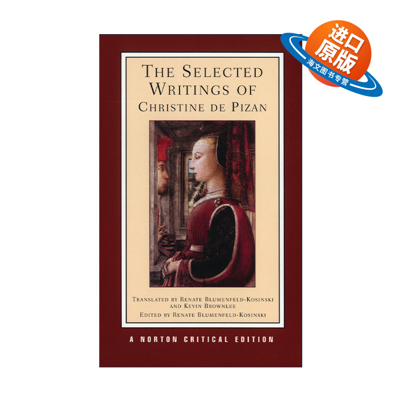 英文原版 The Selected Writings of Christine de Pizan 克里斯蒂娜·德·皮桑作品选 诺顿文学解读系列 英文版进口英语原版书籍